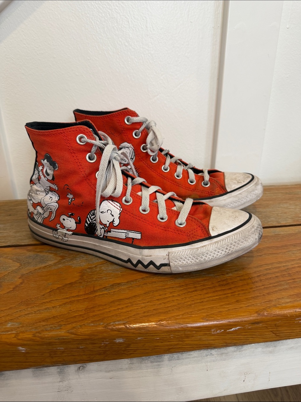 Peanuts X Converse Chuck Taylor High Top Snoopy & Friends Mens Size 8.5